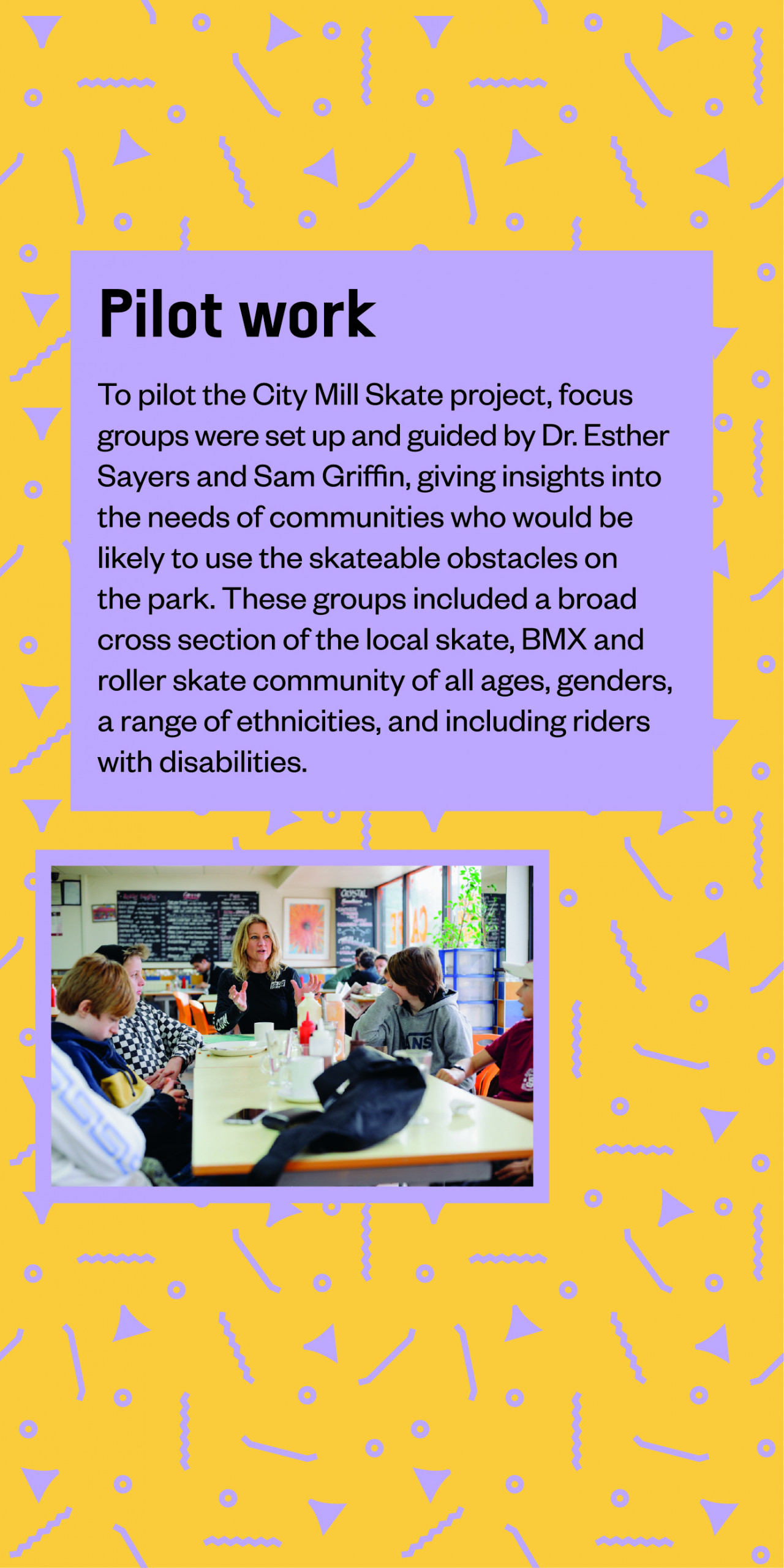 The story of City Mill Skate display at Pool Street. City Mill Skate