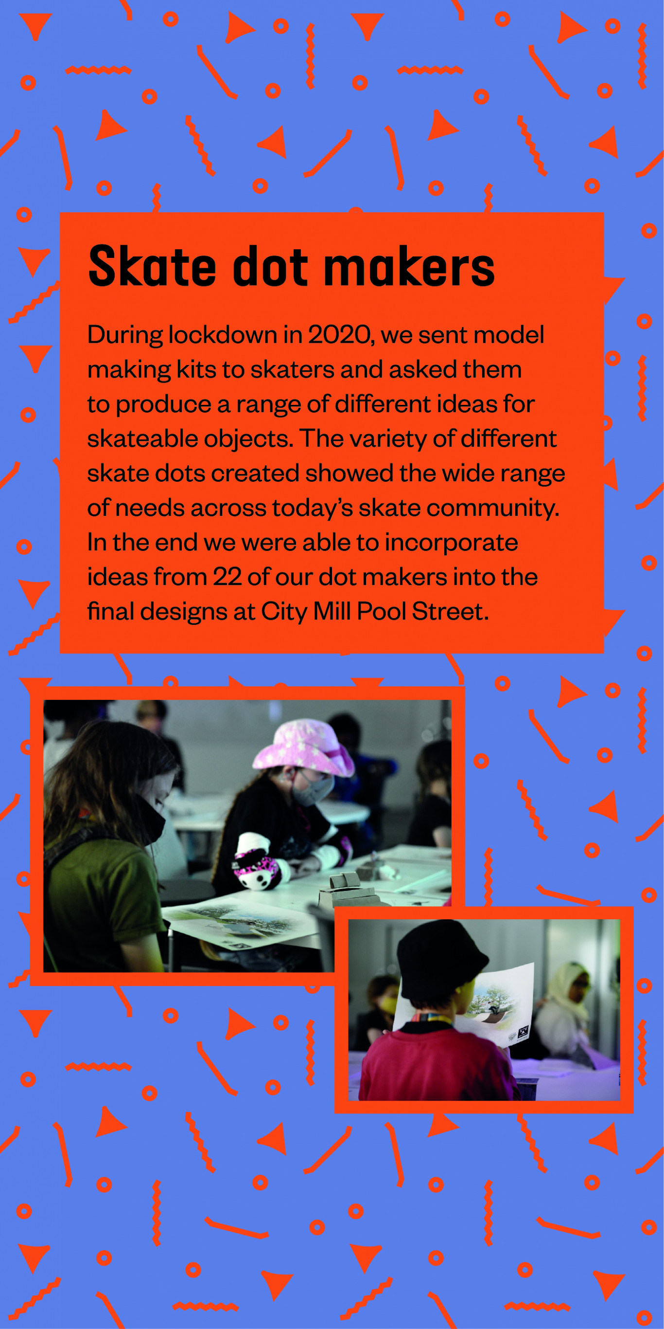 The story of City Mill Skate display at Pool Street. City Mill Skate